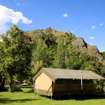 Eine Zeltlodge im CosyCamp, Frankreich