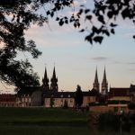 Abendliche Kulisse auf Moulins, Auvergne