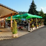 Bar und Restaurant auf dem Campingplatz Sunêlia La Ribeyre