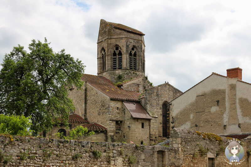 Kirche St. Jean-Baptiste, Charroux, Frankreich