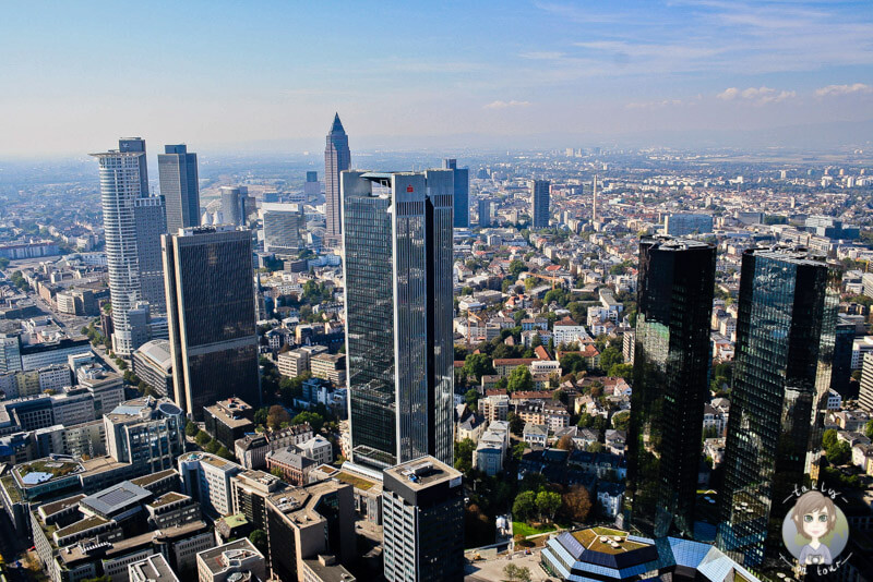 Über den Dächern von Frankfurt