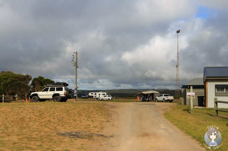 Der Campingplatz im Princetown Recreation Reserve, Victoria