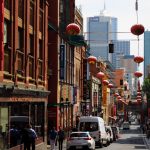 Lampions im Chinatown in Melbourne