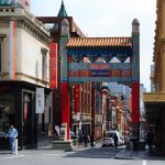 Das Tor zum Chinatown in Melbourne