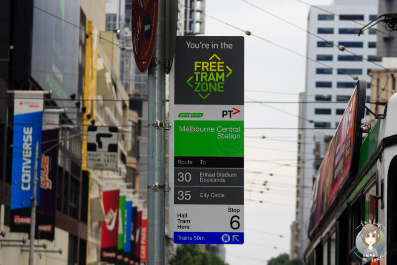 Free Tram Zone in Melbourne