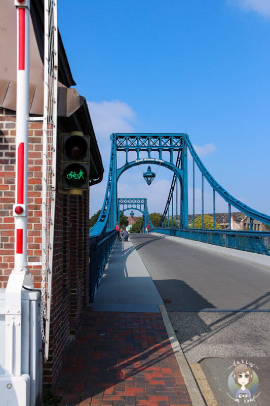 Das Wahrzeichen von Wilhelmshaven, die Kaiser-Wilhelm-Brücke