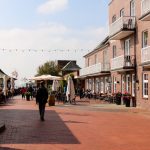 Die Promenade in Wilhelmshaven, Deutschland
