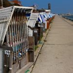 Strandkörbe an der Nordsee in Wilhelmshaven