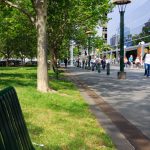 Die Yarra Promenade in Melbourne