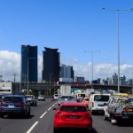 Der Westgate Freeway in Melbourne, Victoria