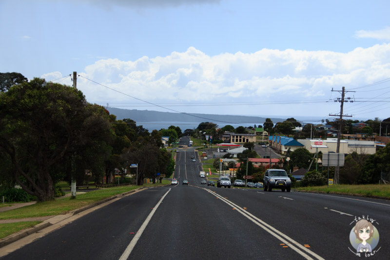 Fahrt durch Eden, NSW, Australien