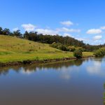 Aussicht auf der Fahrt nach Merimbula, NSW