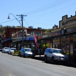 Fahrt durch Merimbula in NSW, Australien