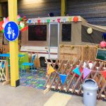 Übernachten in einem Ein Faltcaravan für Familien im Hostel Bonn