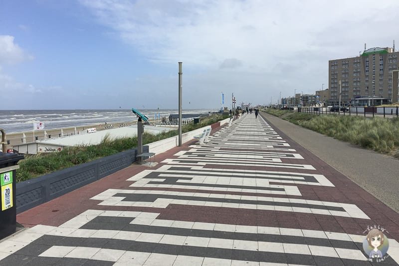 Camping in Europa in der Nähe vom Strand in den Niederlande