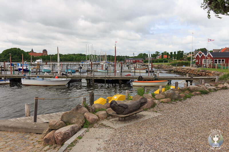 Der kleine Hafen von Nysted, Lolland