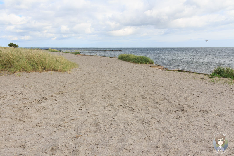 Ein weiterer schöner Strand in Nysted, Dänemark
