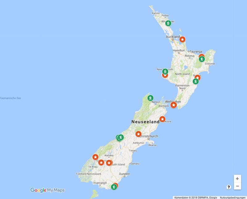 Unsere schönsten Neuseeland Sehenswürdigkeiten und Highlights