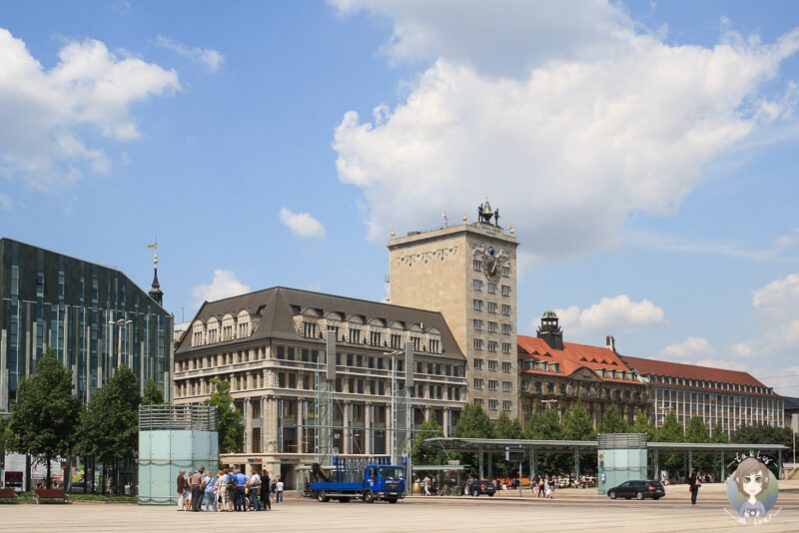 Der Augustusplatz in Leipzig