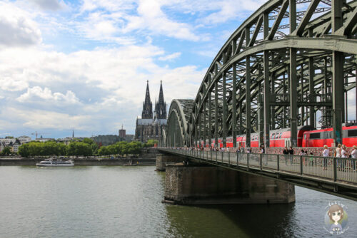 Dom und Hohenzollernbrücke in Köln