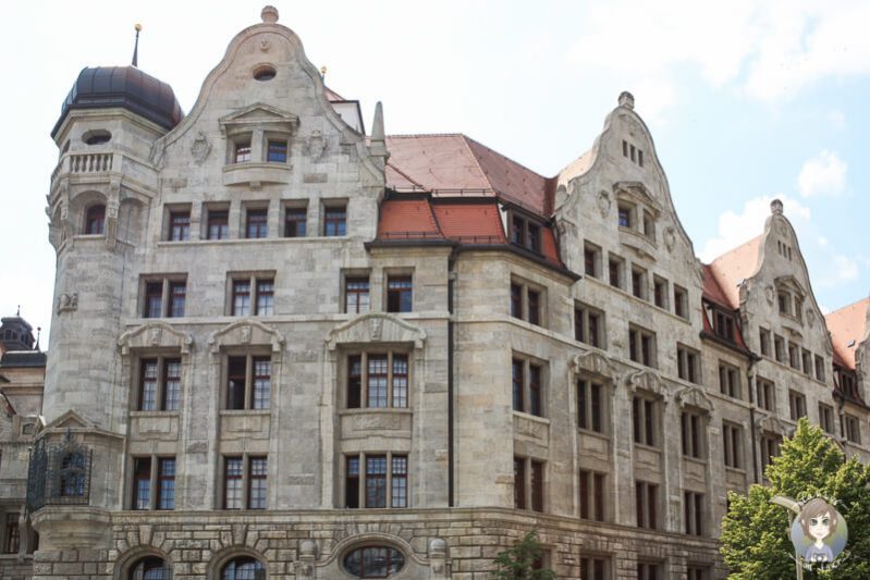 Schoene, alte Gebaeude in der Leipziger Innenstadt