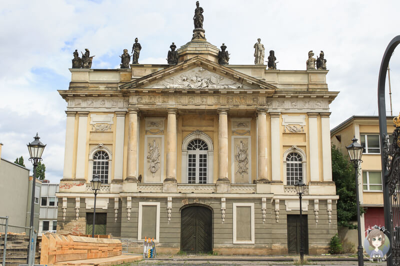 Schönes Gebäude an der Breite Straße in Potsdam