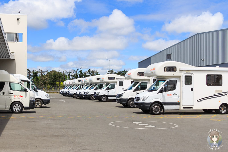 Wohnmobil Vermietstation in Neuseeland Apollo Motorhomes Camper mieten in Neuseeland