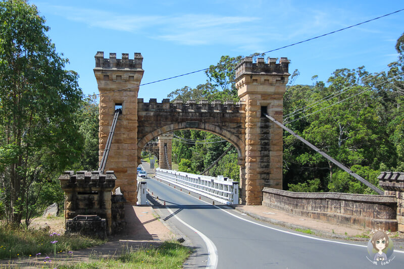 Die Hampden Bridge in Kangaroo Valley, New South Wales