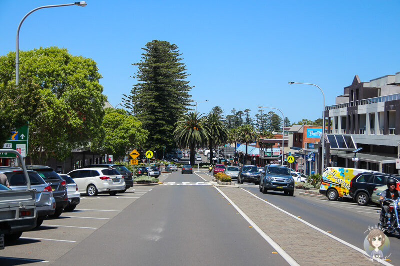 Fahrt durch Kiama, NSW, Australien