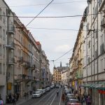 Eine Strasse der Radeberger Vorstadt in Dresden