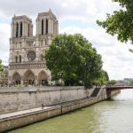 Blick auf die Kathedrale Notre Dame in Paris