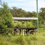 Ein alter Kutschwagen im Megalong Valley Blue Mountains