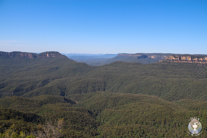 Aussicht vom Aussichtspunkt Three Sisters im Blue Mountains National Park
