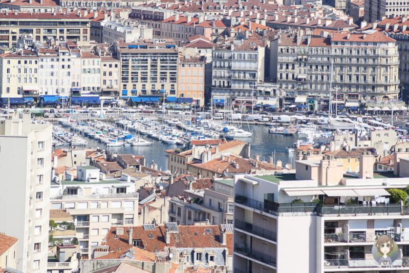 Das typische Stadtbild von Marseille