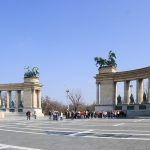 Der Heldenplatz in Pest Budapest