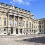 Der Innenhof vom Burgpalast in Budapest