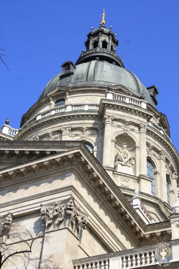 Die Kuppel der St. Stephans Basilika in Budapest