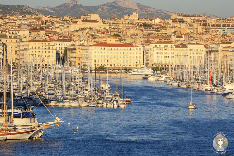 Der Bericht unserer Marseille Reise hier mit Blick auf den Hafen