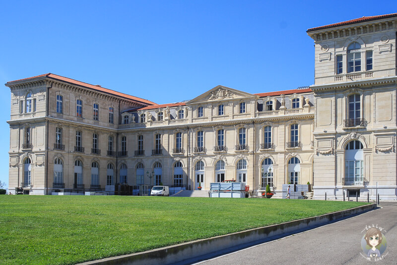 Blick auf den Palais du Pharo in Marseille
