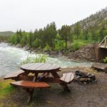 Ein Rastplatz in Nordland ein schoener Platz zum Wildcampen in Norwegen