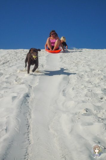 Rutschen in White Sands