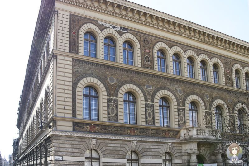 Sehenswertes Haus in Pest Budapest auf unserer Sightseeingtour durch Budapest