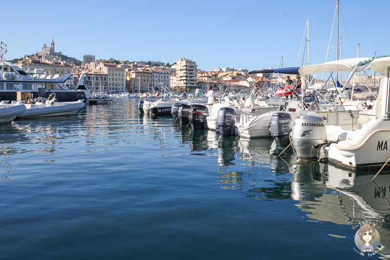 Boote im Hafen von Marseille