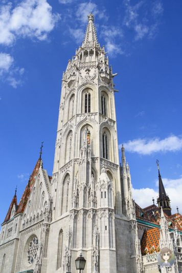 Der Turm der Matthiaskirche in Budapest