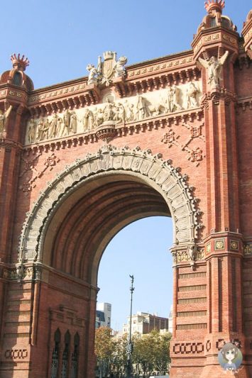 Der beeindruckende Arc de Triomf in Barcelona