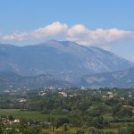 Weiter Blick über die Landschaft vom Castillo de Conegliano