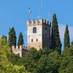 Blick auf das Castello in Conegliano