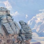 Blick auf Felsen am Grand Canyon