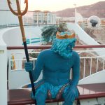 Meeresgott Poseidon auf der AIDAaura