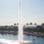 Die Wasserfontaene im Parc de la Mar Palma